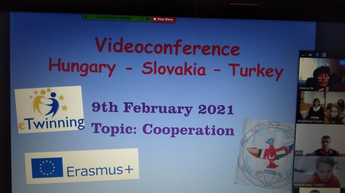 VIDEO CONFERENCE HUNGARY-SLOVAKIA-TURKEY